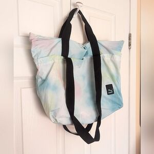 Puma Pastel Tie-Dye Light Gym Tote Bag